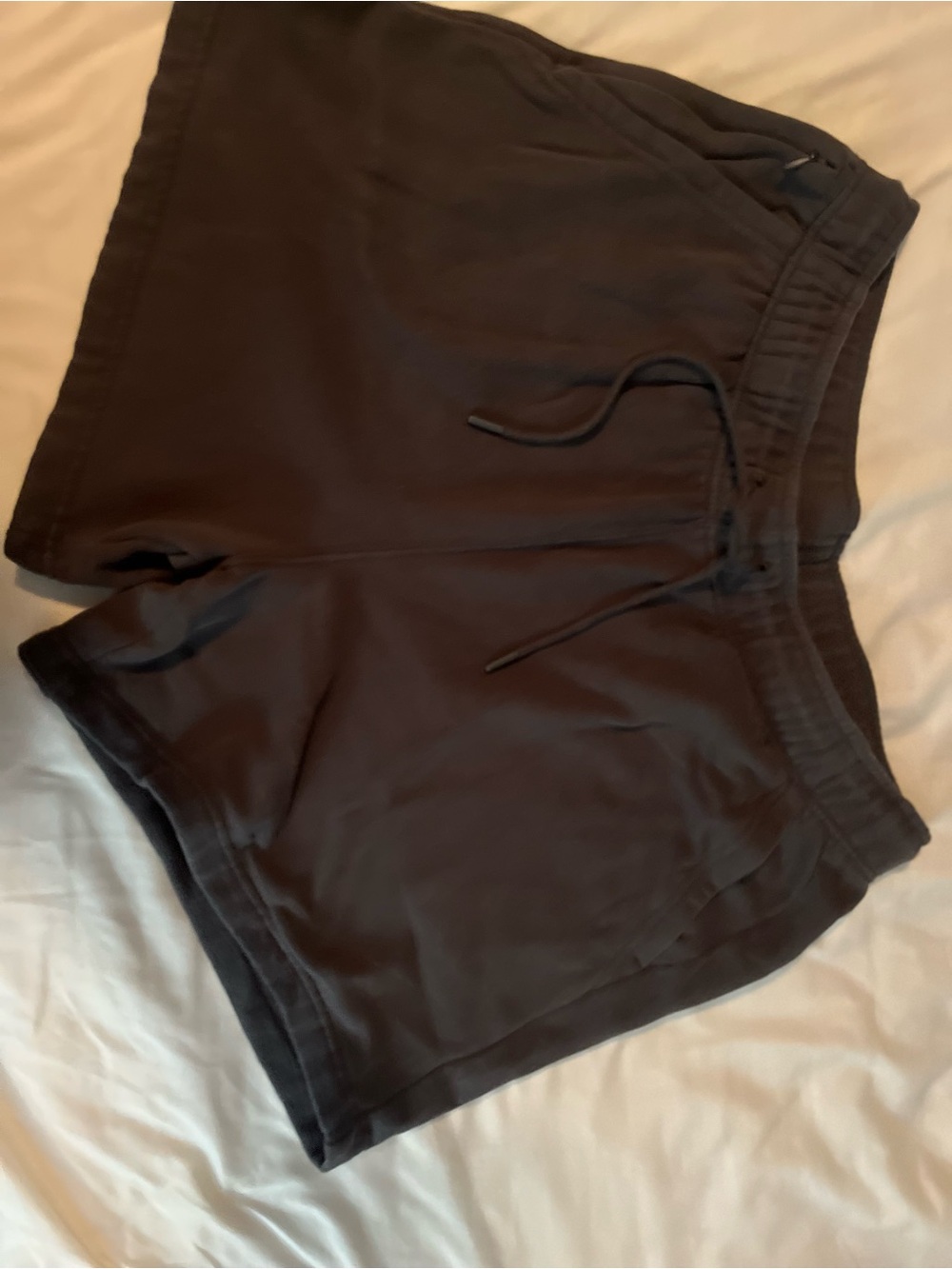 Aeropostale Men's Black Athletic Drawstring Shorts